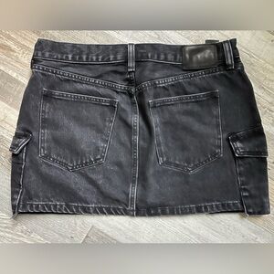 90s mid rise denim cargo skirt - Aritzia size 29